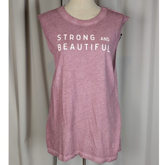 good hYOUman Strong and Beautiful Purify Sauna Lounge Sleeveless T-Shirt M - Picture 12 of 12